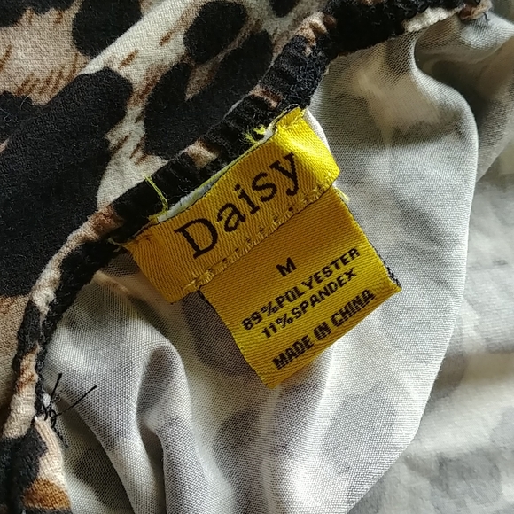 Daisy leopard thong bodysuit Size M - Picture 3 of 5